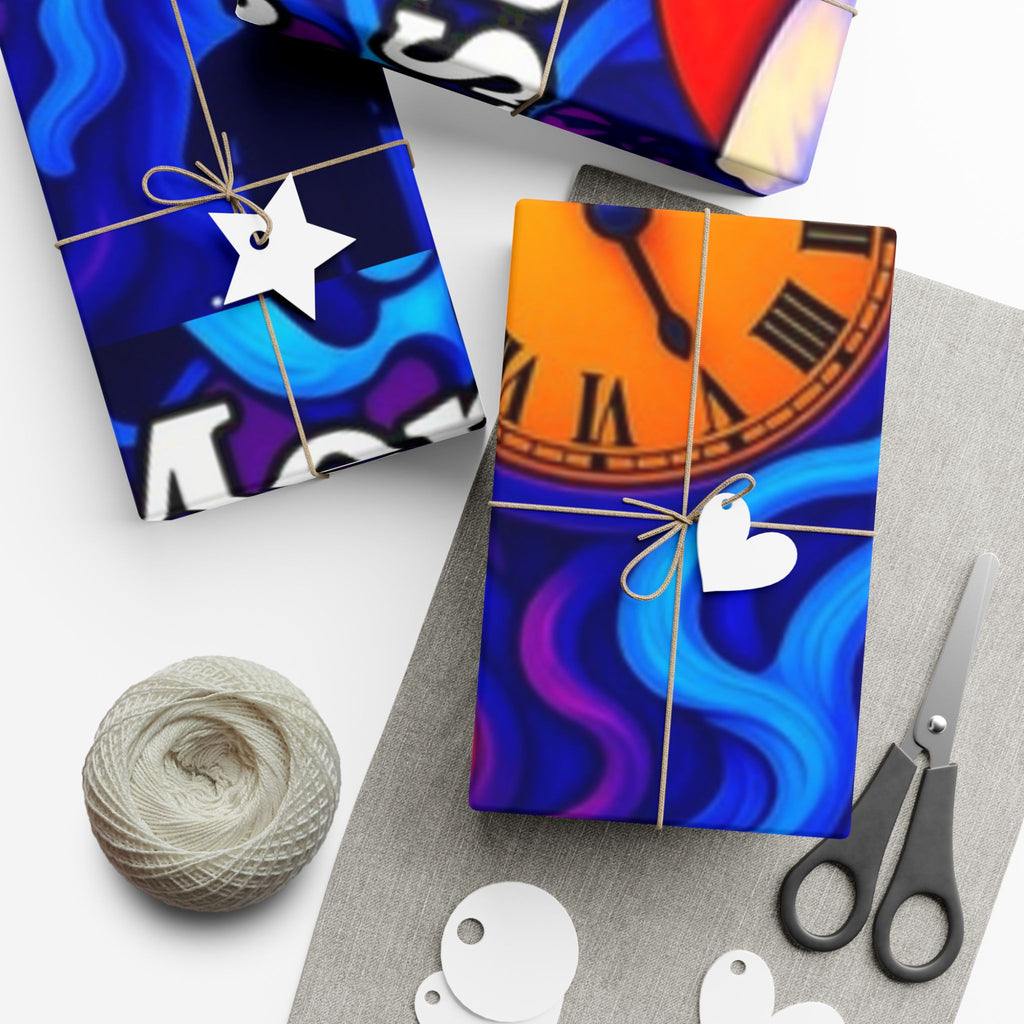Gift Wrap Papers - Christmas and Time Special Design