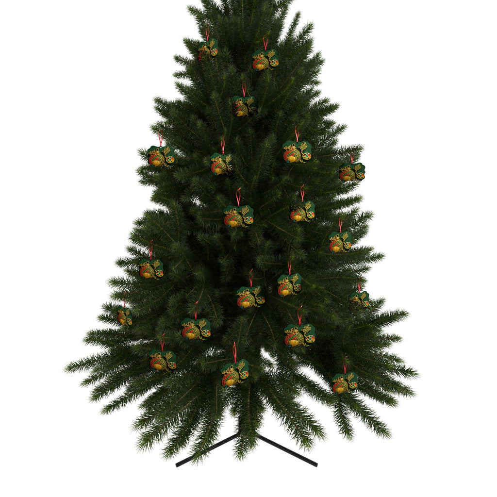 Snowflake Aluminum Ornament — Unique Holiday Ornament (1/5/10/20 pcs)