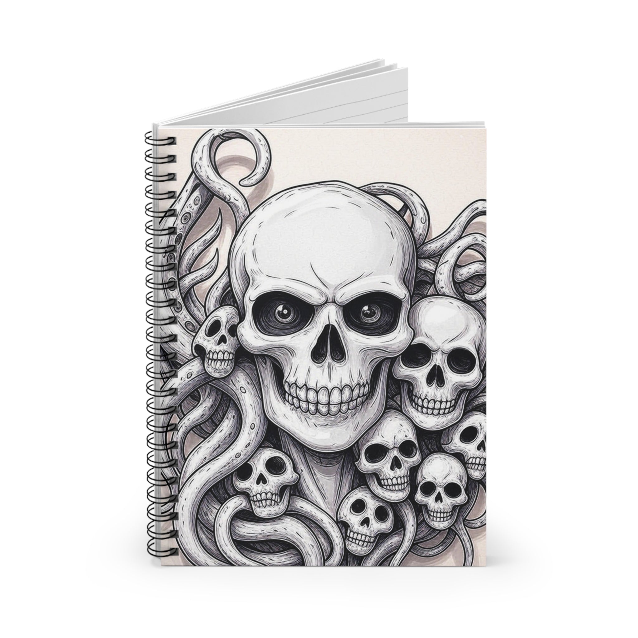 Spiral Notebook - Deaths Tentacles Ruled Line