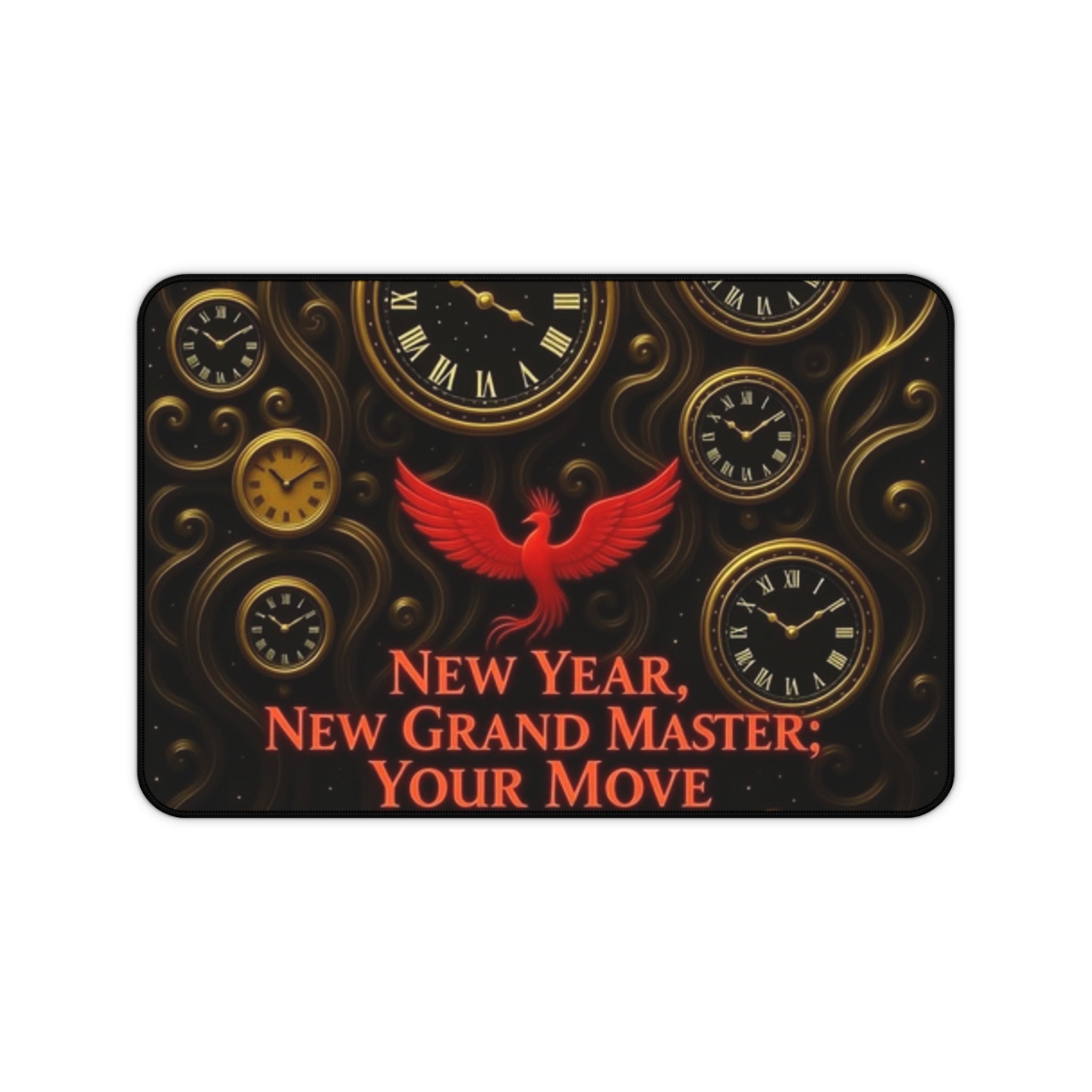 Desk Mat - New Year Grand Master Chess Strategy Design