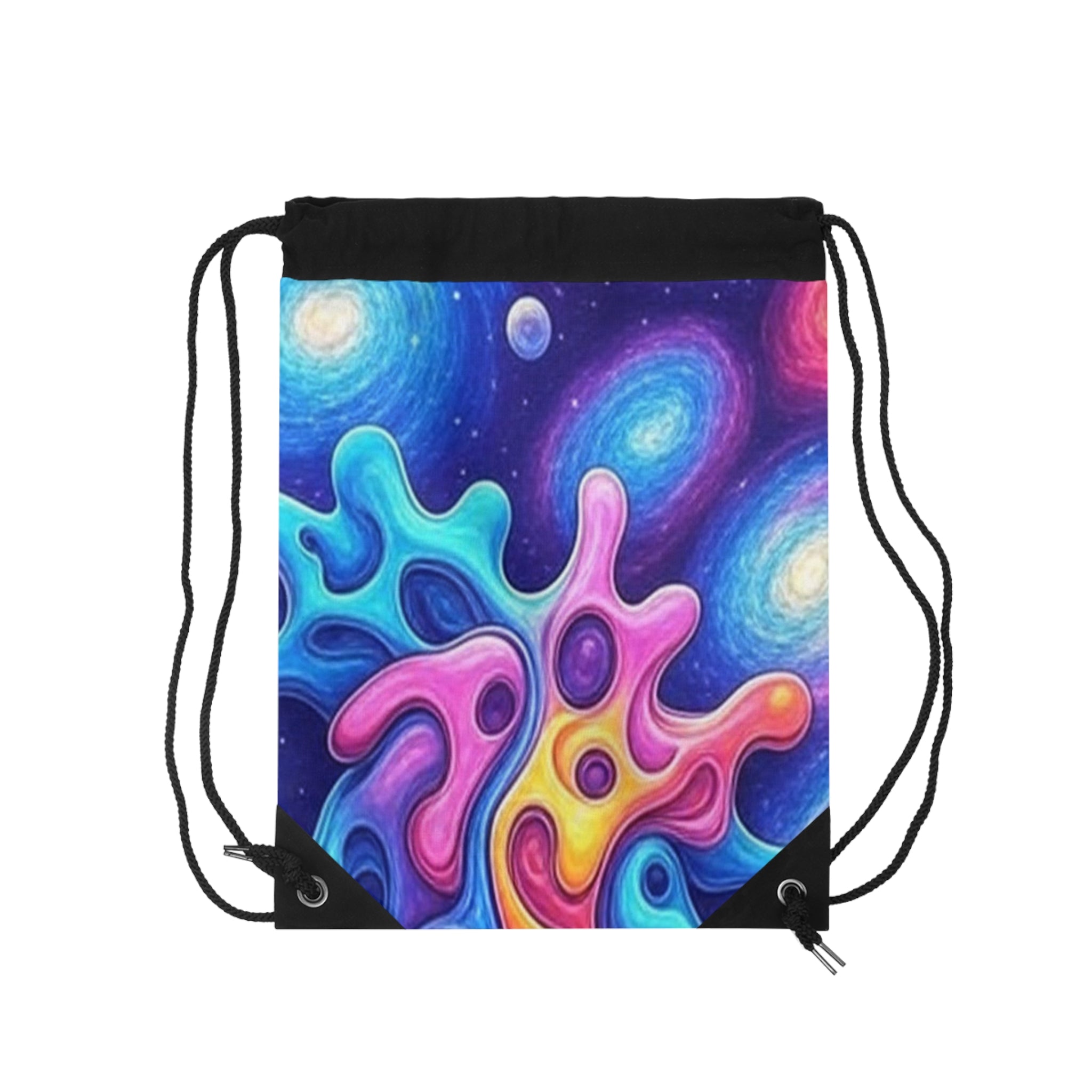 Drawstring Bag - Dripping Eyeballs Halloween Accessory