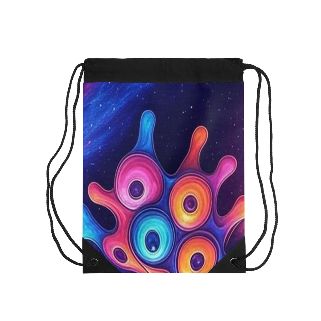 Drawstring Bag - Dripping Eyeballs Halloween Accessory