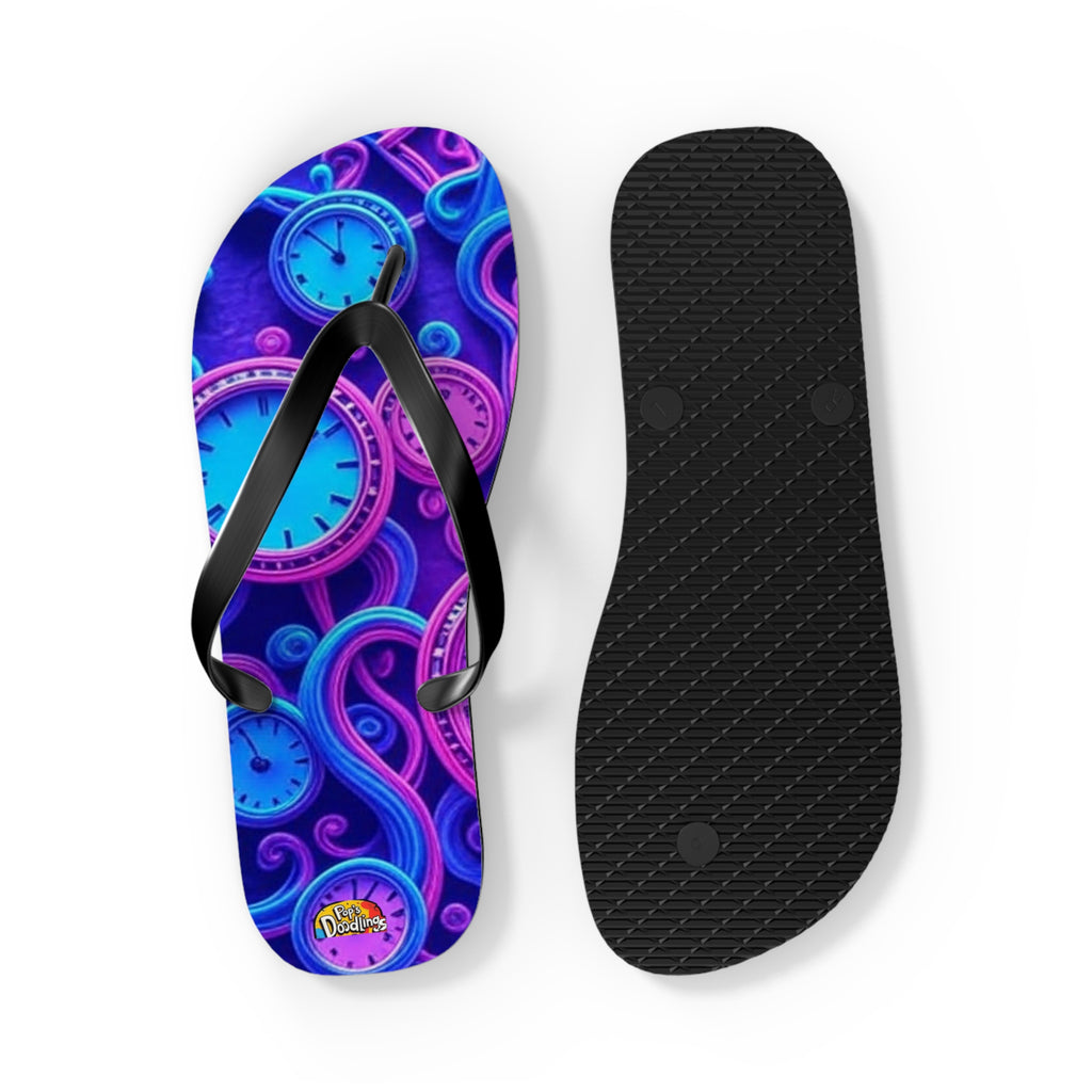 Every Move Counts Flip Flops — Casual Beach Sandals with Motivational Slogan