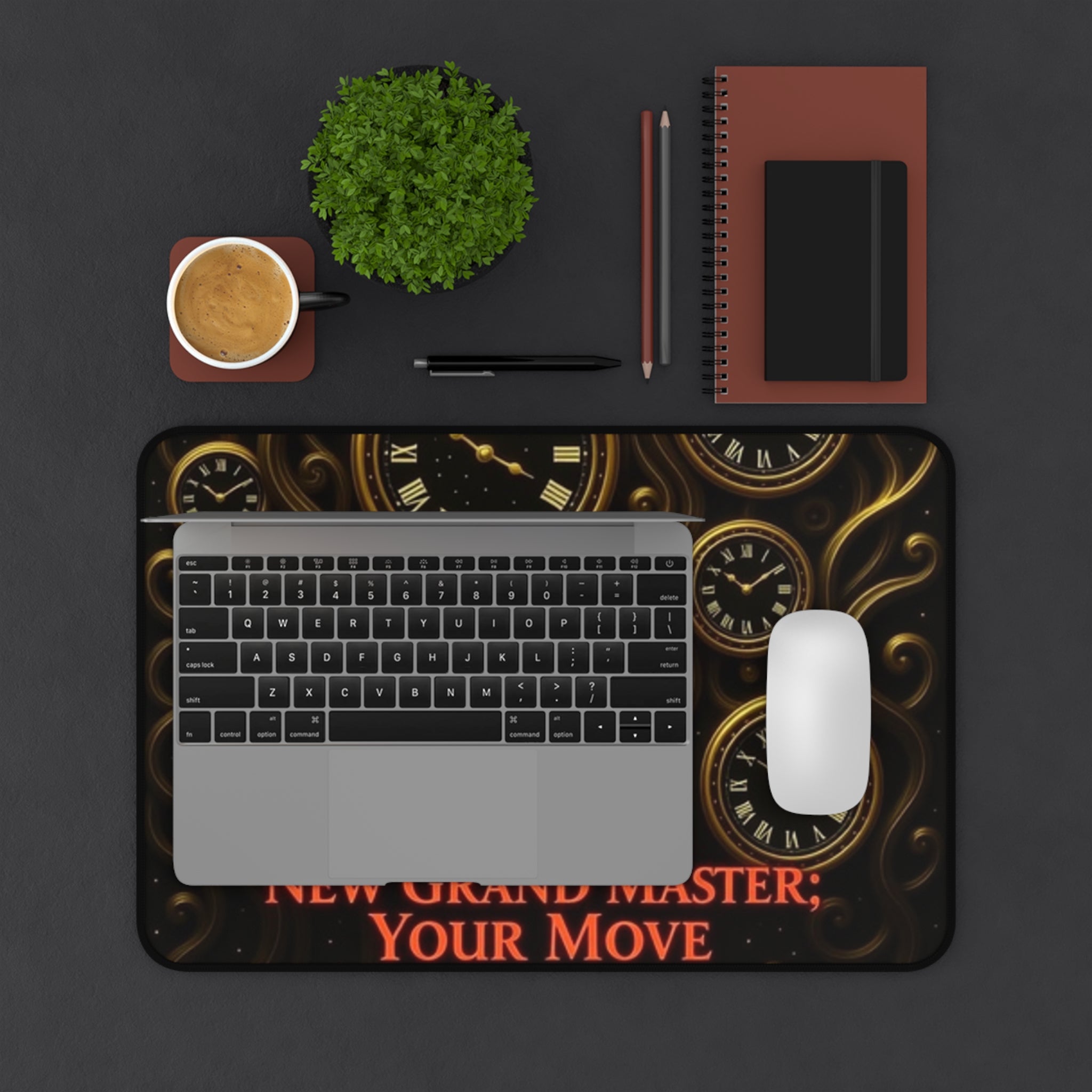 Desk Mat - New Year Grand Master Chess Strategy Design