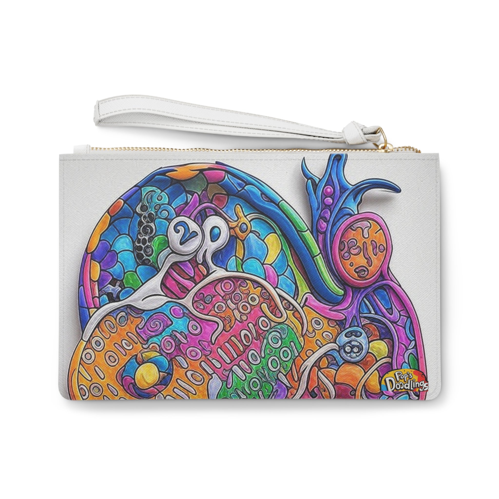 Alot On The Mind Clutch Bag — Compact Mindful Statement Purse