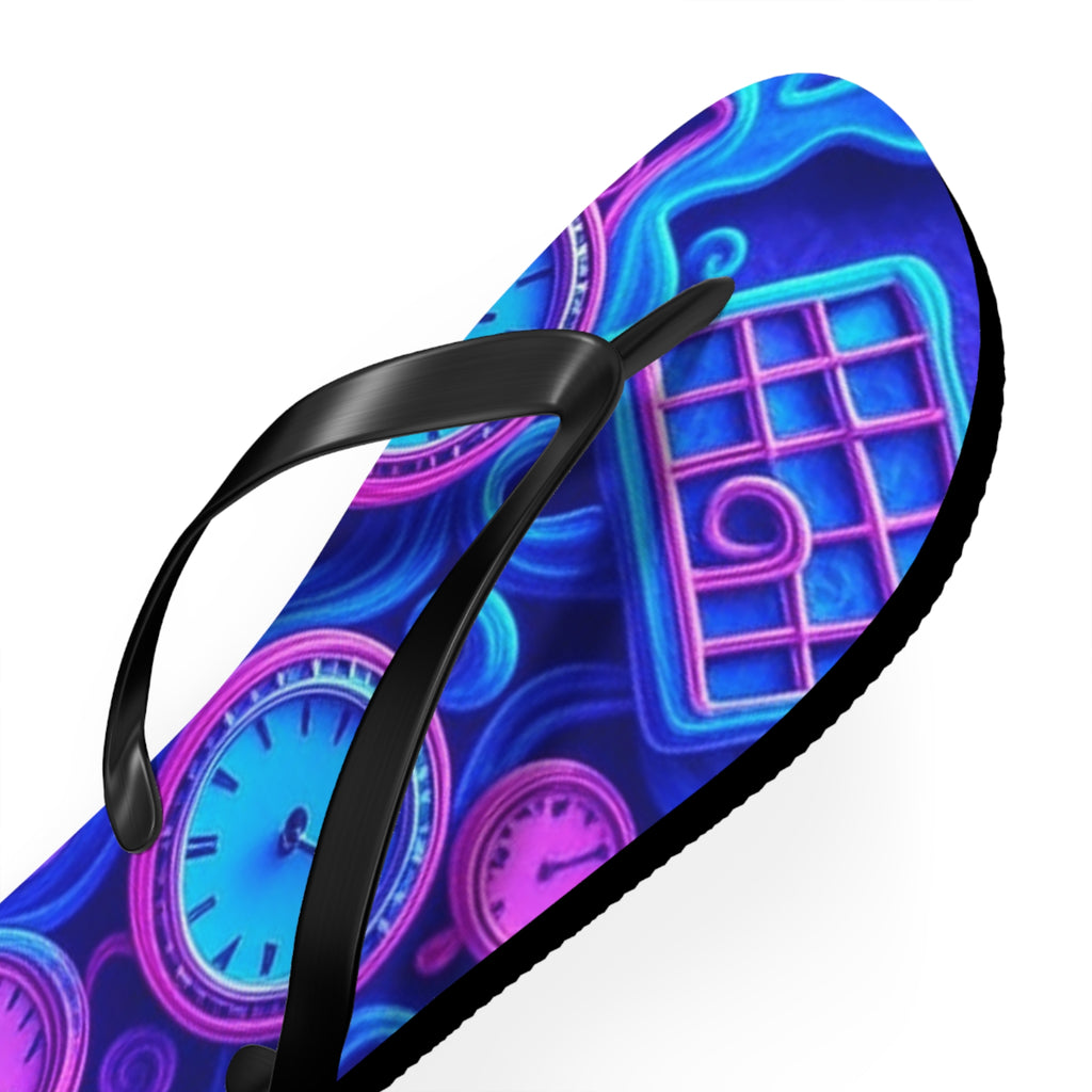 Every Move Counts Flip Flops — Casual Beach Sandals with Motivational Slogan
