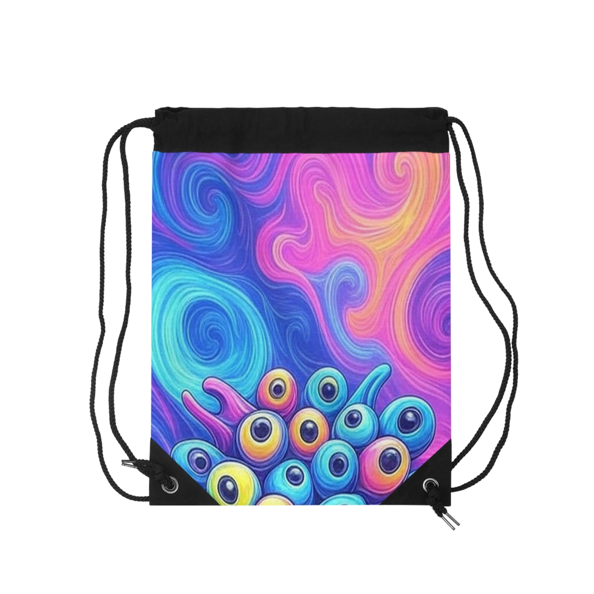 Drawstring Bag - Cosmic Eyes Design