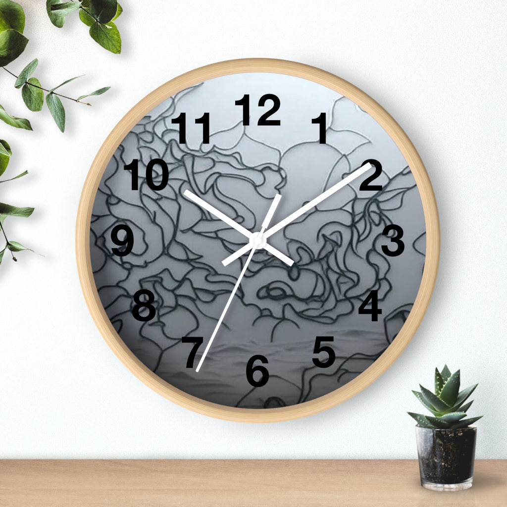 Cracked Time Wall Clock