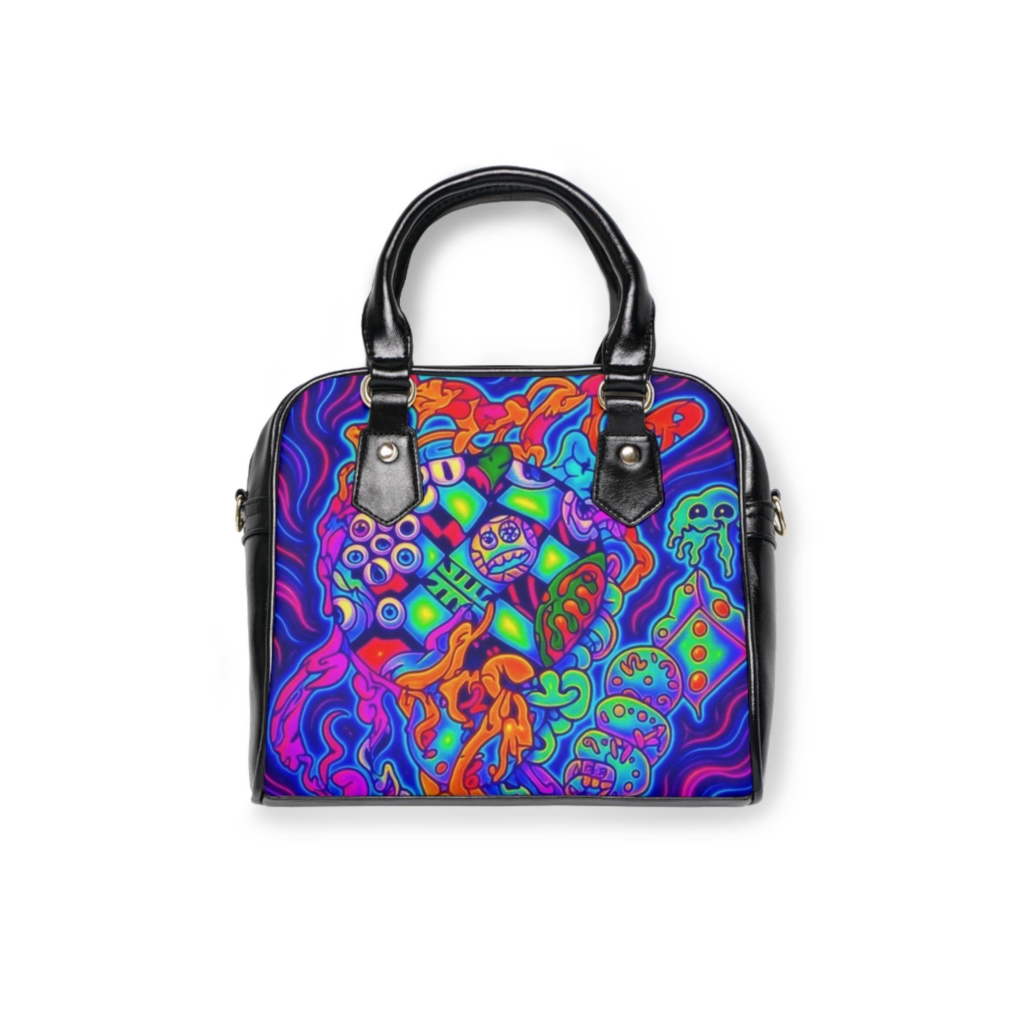 Shoulder Handbag - Trip Out Design with Time