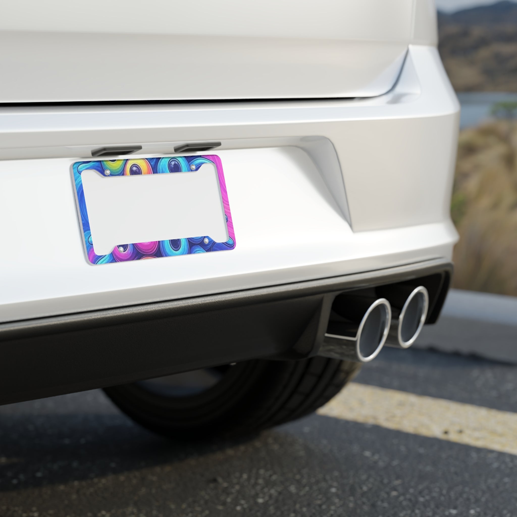 License Plate Frame - Cosmic Eyeball's Design