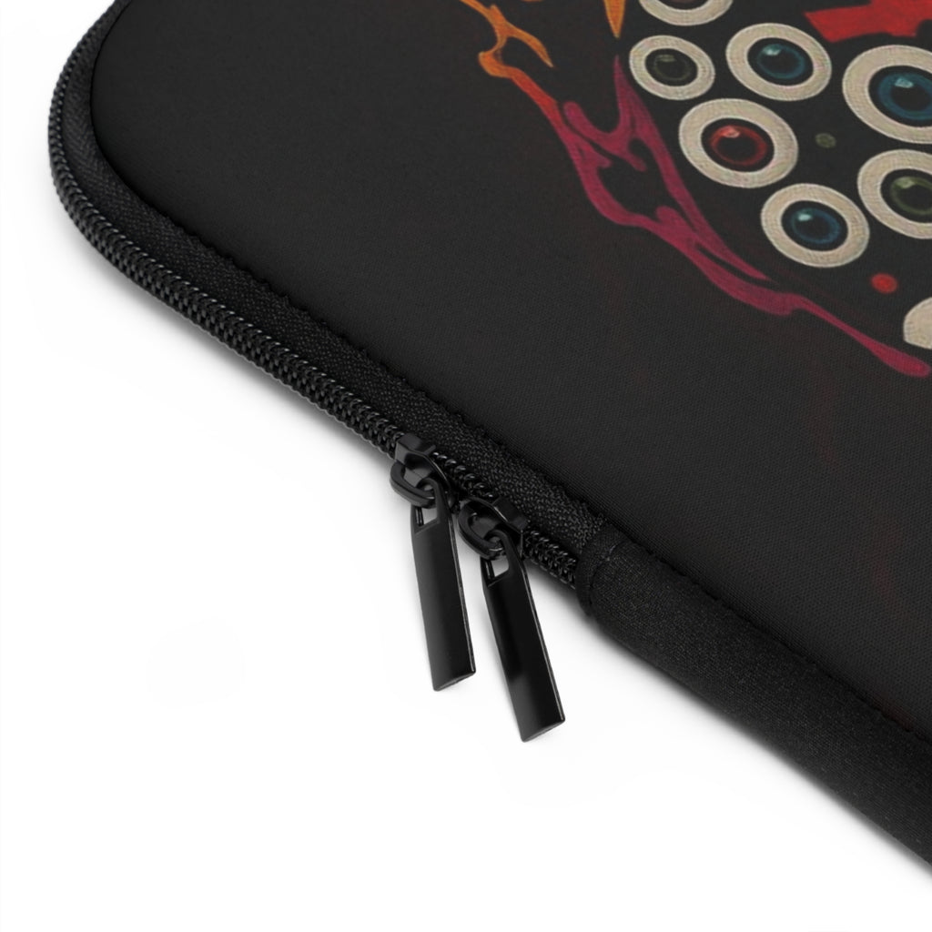 Dark Trip Laptop Sleeve — Psychedelic Nightscape Protective Sleeve