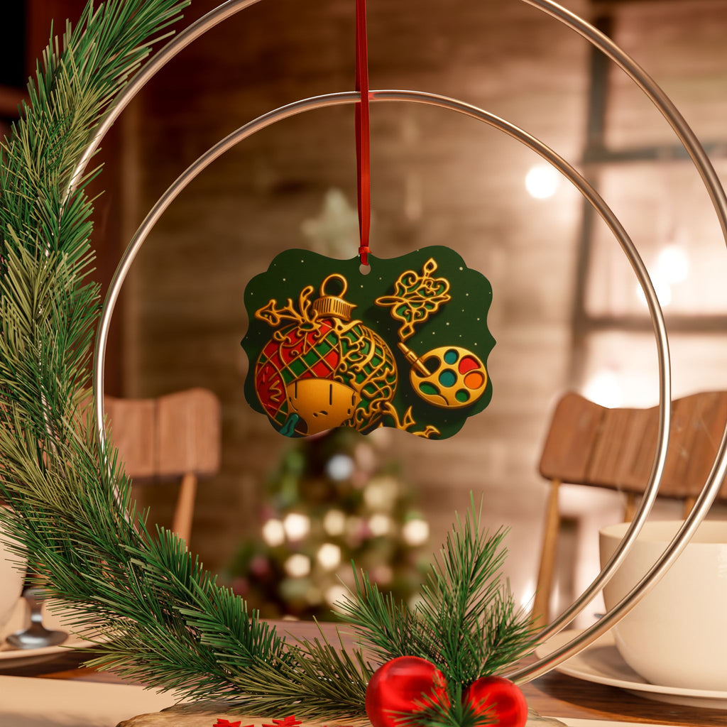 Snowflake Aluminum Ornament — Unique Holiday Ornament (1/5/10/20 pcs)