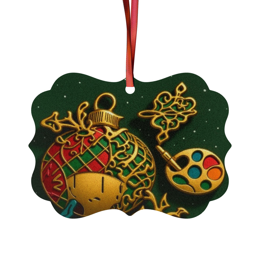 Snowflake Aluminum Ornament — Unique Holiday Ornament (1/5/10/20 pcs)
