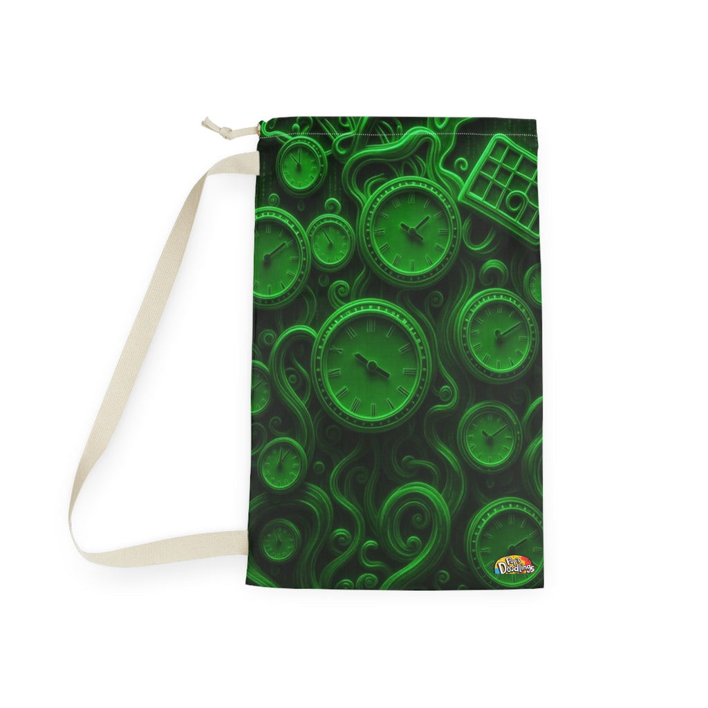 Time of the Matrix Laundry Bag — Futuristic Sci‑Fi Grid Design