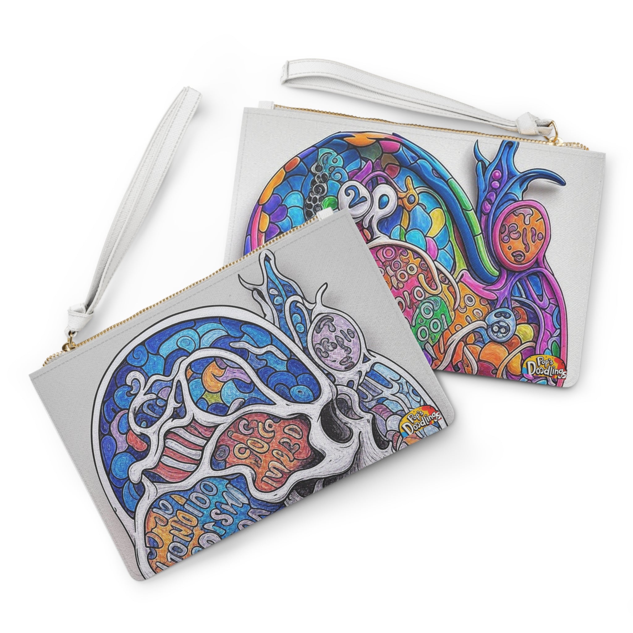 Alot On The Mind Clutch Bag — Compact Mindful Statement Purse