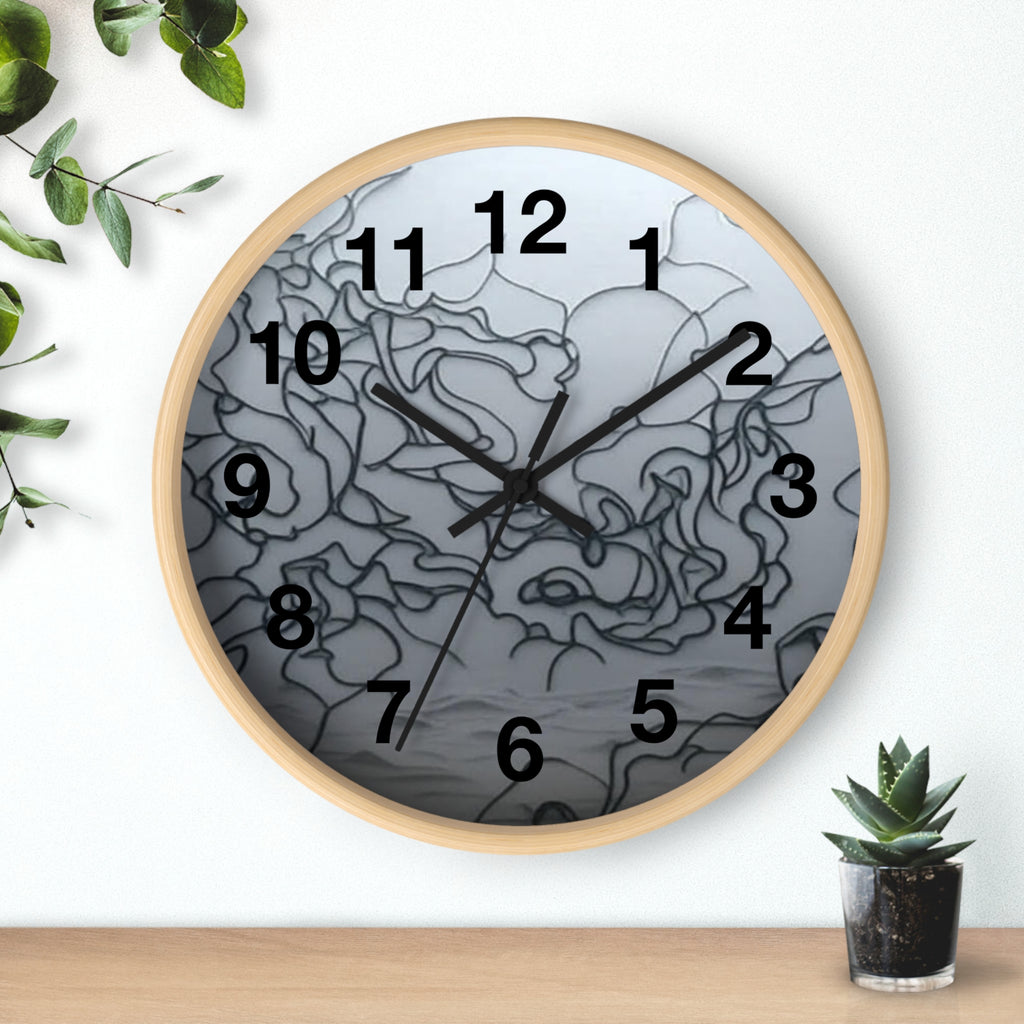 Cracked Time Wall Clock