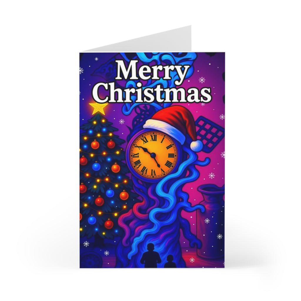 Holiday Greeting Cards — "Time Is Never Ending, Enjoy the Holidays" (7-Pack)