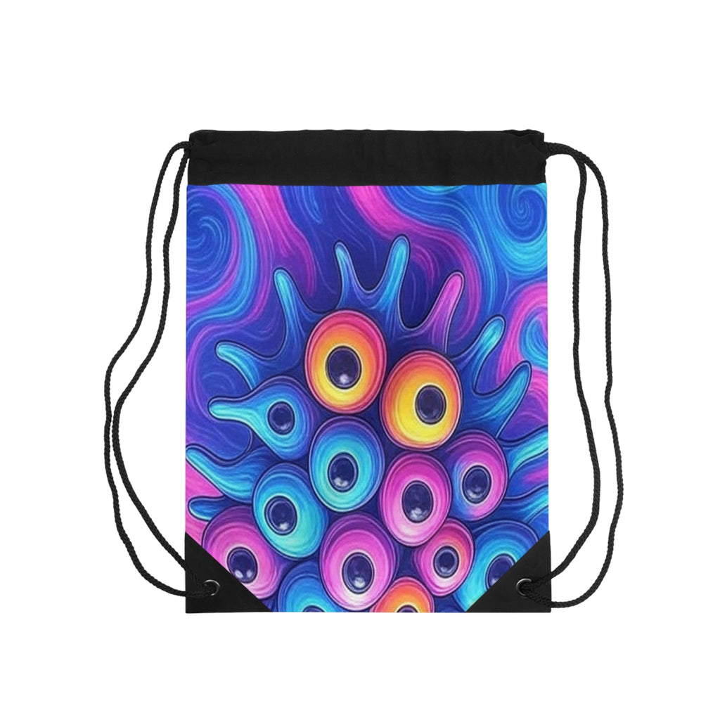 Drawstring Bag - Cosmic Eyes Design