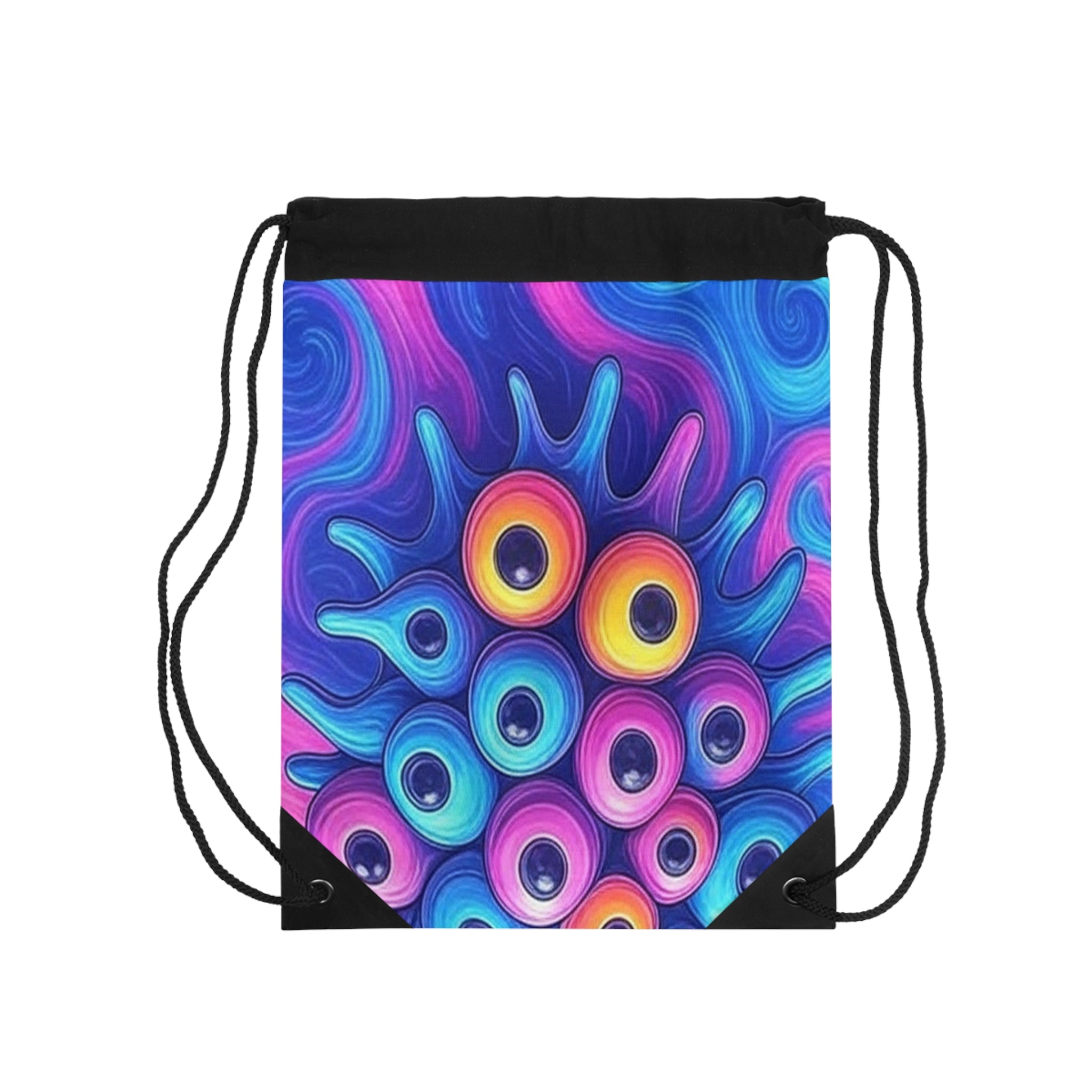 Drawstring Bag - Cosmic Eyes Design