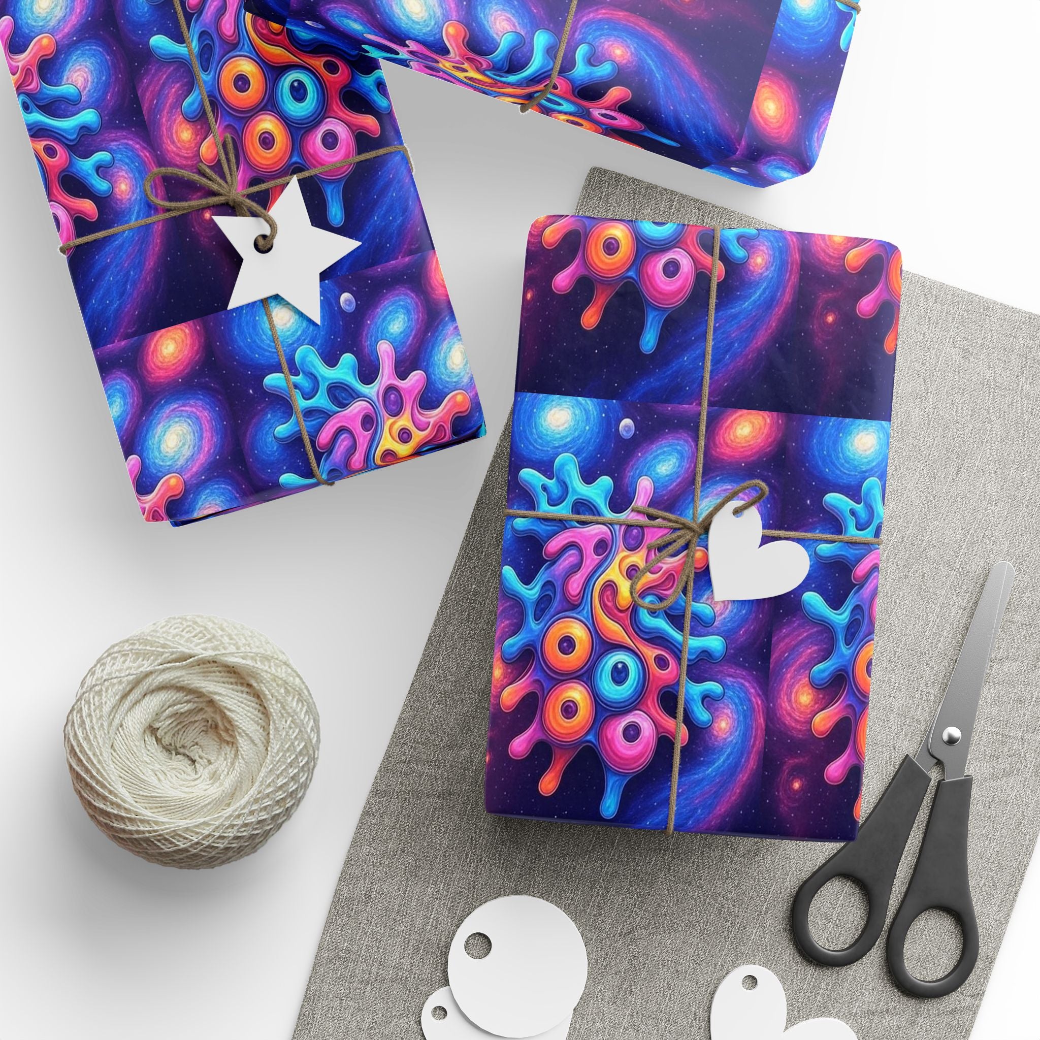 Holiday Cosmic Wrapping Papers